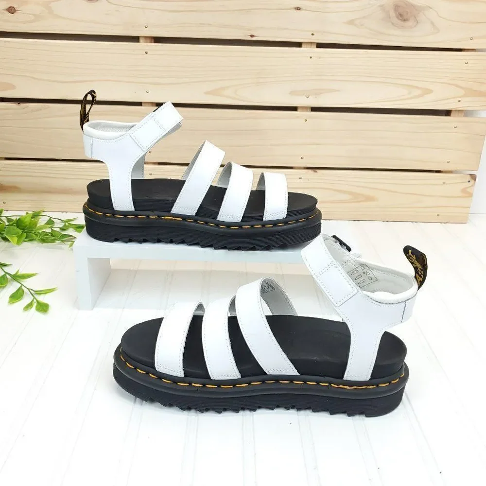 Dr. Martens Women's Blaire Hydro Leather Strap Sandals Size 9